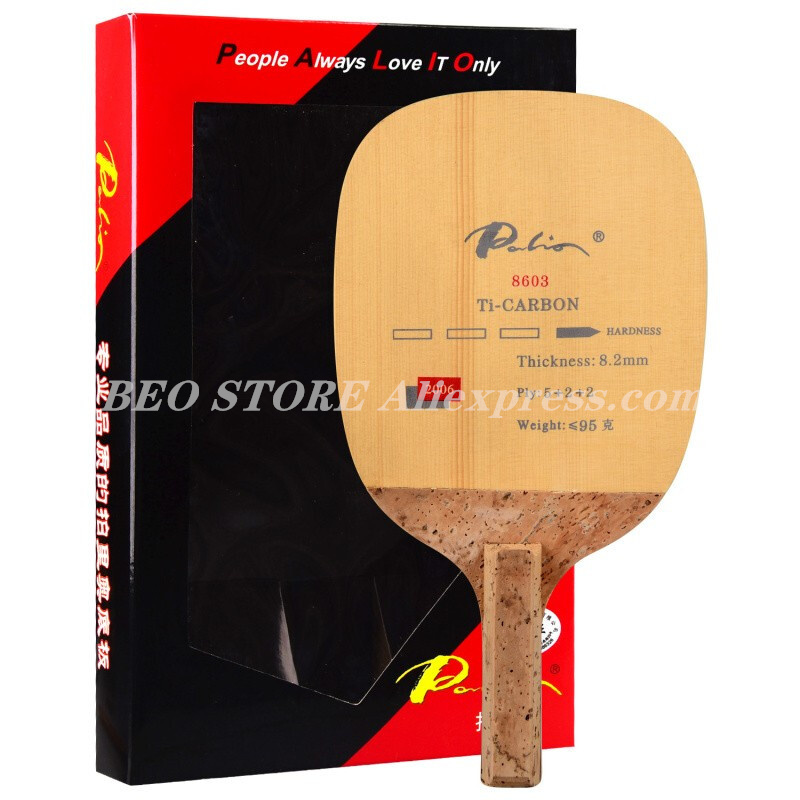 Table Tennis Japan - PALIO 8603 카본 티타늄 탁구 블레이드