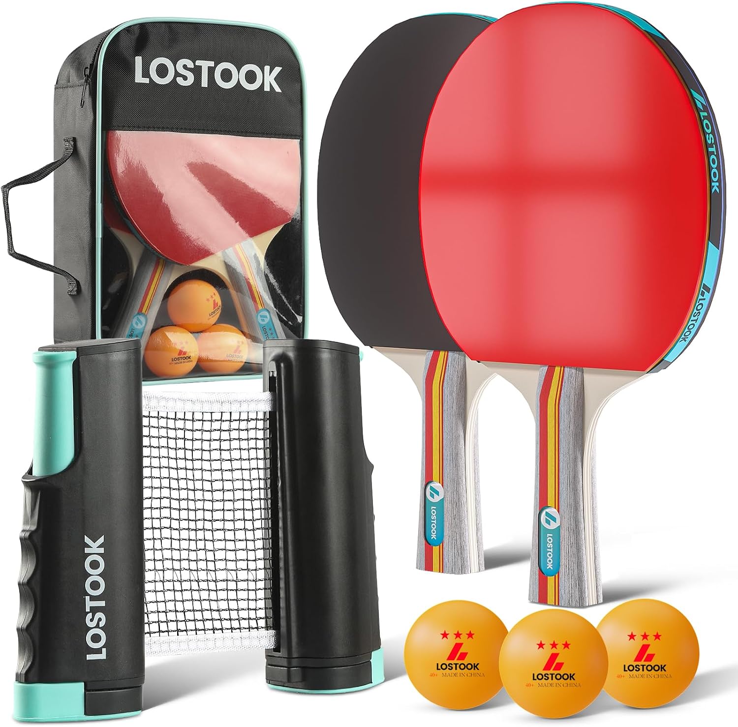 Table Tennis Reference - 프로 테이블 테니스 세트: 2/4개 패들,