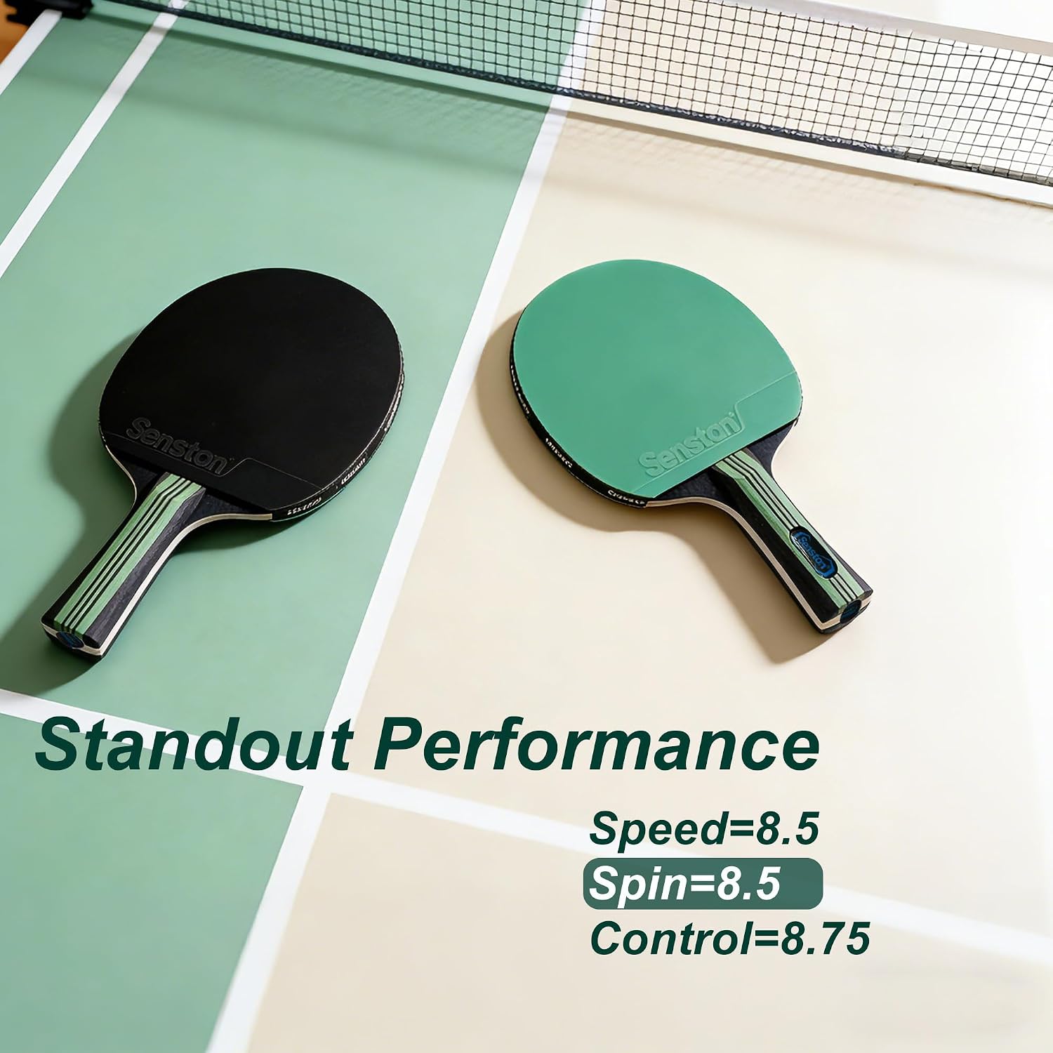 5겹 목재 탁구 세트 4개 – 2mm 스펀지가 있는 고 - Table Tennis Reference 리뷰 및 가격
