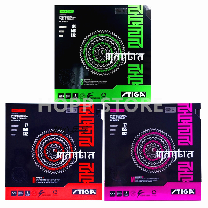 STIGA MANTRA M / H / S 탁구 고무 핍 - Table Tennis Japan 리뷰 및 가격