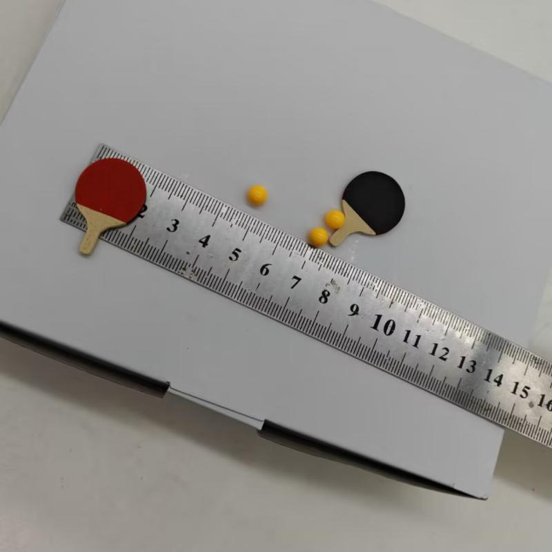 1세트 인형의 집 미니어처 탁구공 모델(라켓 2개 +  - Table Tennis Reference 리뷰 및 가격